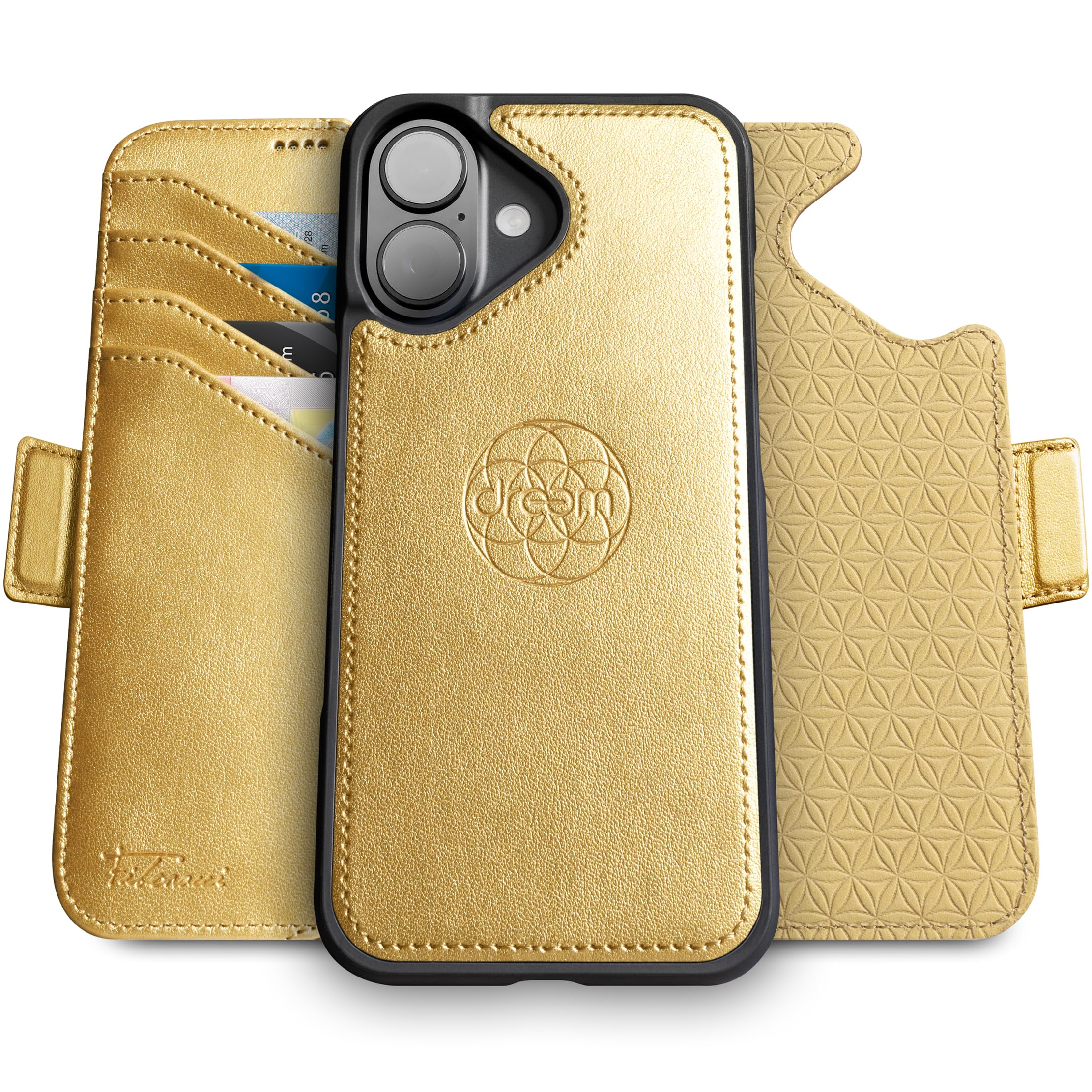 Amazon.co.jp: Dreem iphone 16 plus ケースウォレット、画期的な