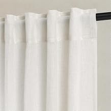 Hokibero Natural Linen Curtains 120 Inches Long for Living Room 2 Panels