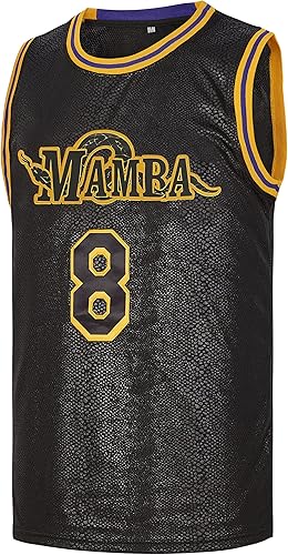 Camiseta de baloncesto juvenil Jeresy camiseta de fiesta 24 camiseta hiphop de moda camiseta conmemorativa 8 Forever regalo para los fanáticos del