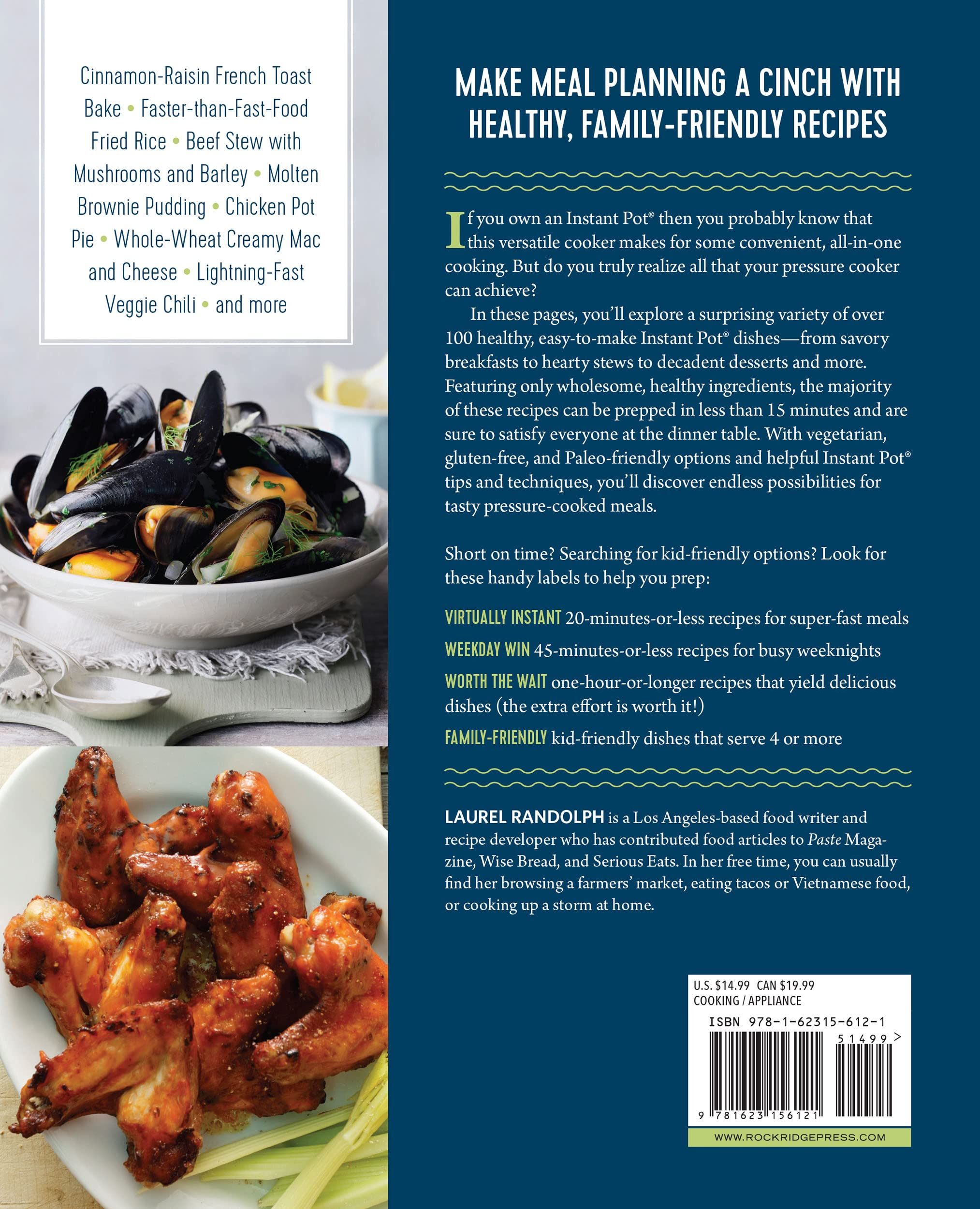 the instant pot electric pressure cooker cookbook laurel randolph