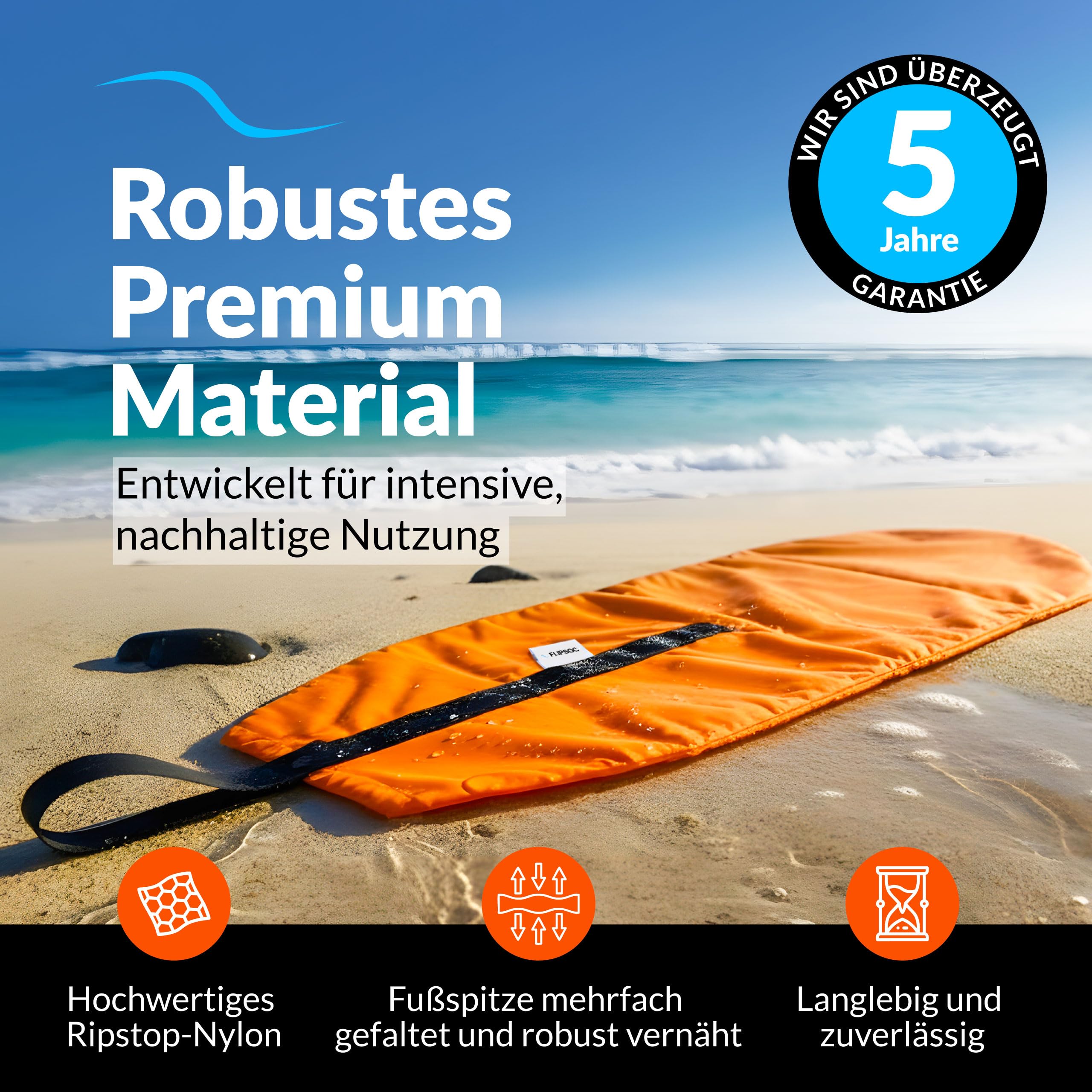 Neoprenanzug schnell und einfach anziehen | optimal beim Kiten, Triathlon, Schwimmen, Surfen, Tauchen | Anziehhilfe für Deinen Neoprenanzug | hervorragend auch für Damen & Kinder
