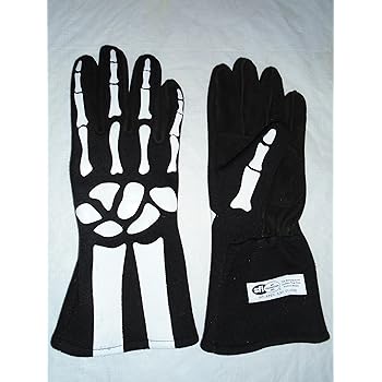 alpinestars skeleton racing gloves