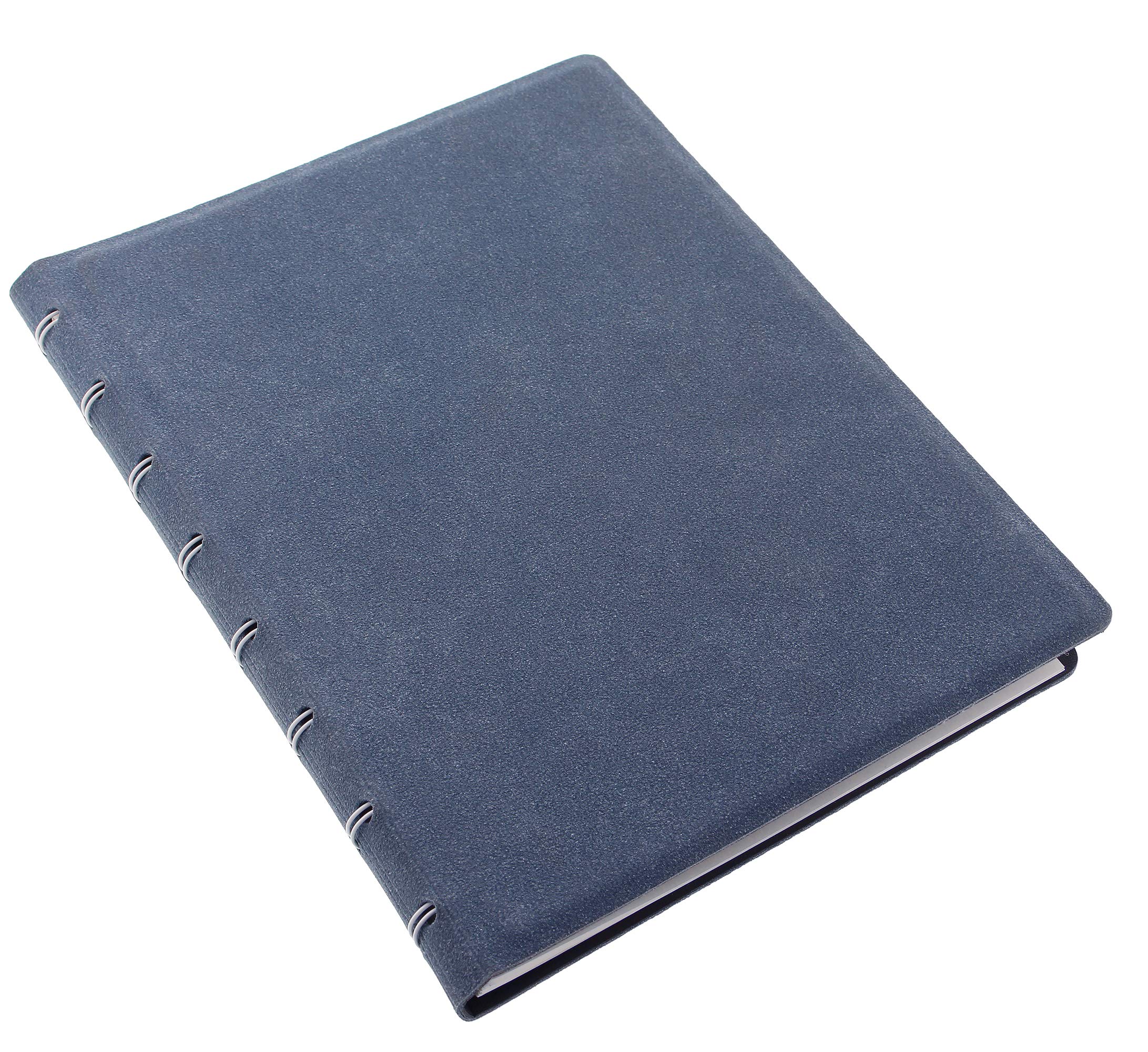Filofax A5 refillable notebook blue suede