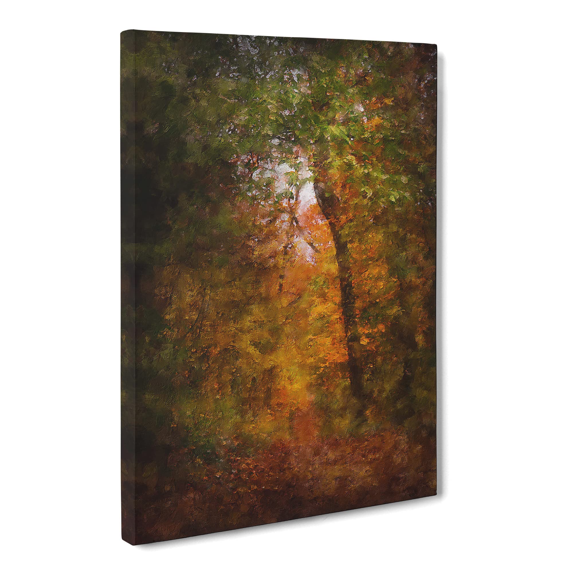 Path Through The Forest Canvas Print, Mixed, 25L x 50W cm