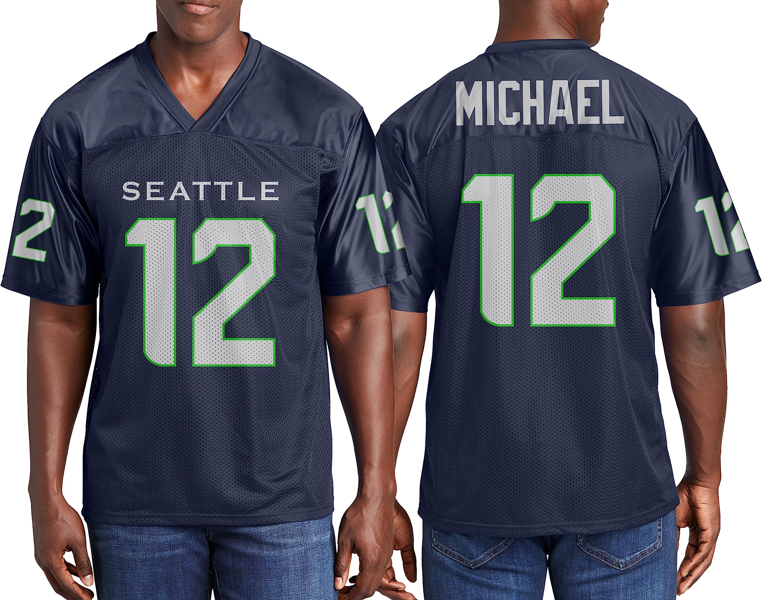 Custom Football Jersey Personalized Team Name & Number Custom Men Replica Jerseys Design 28