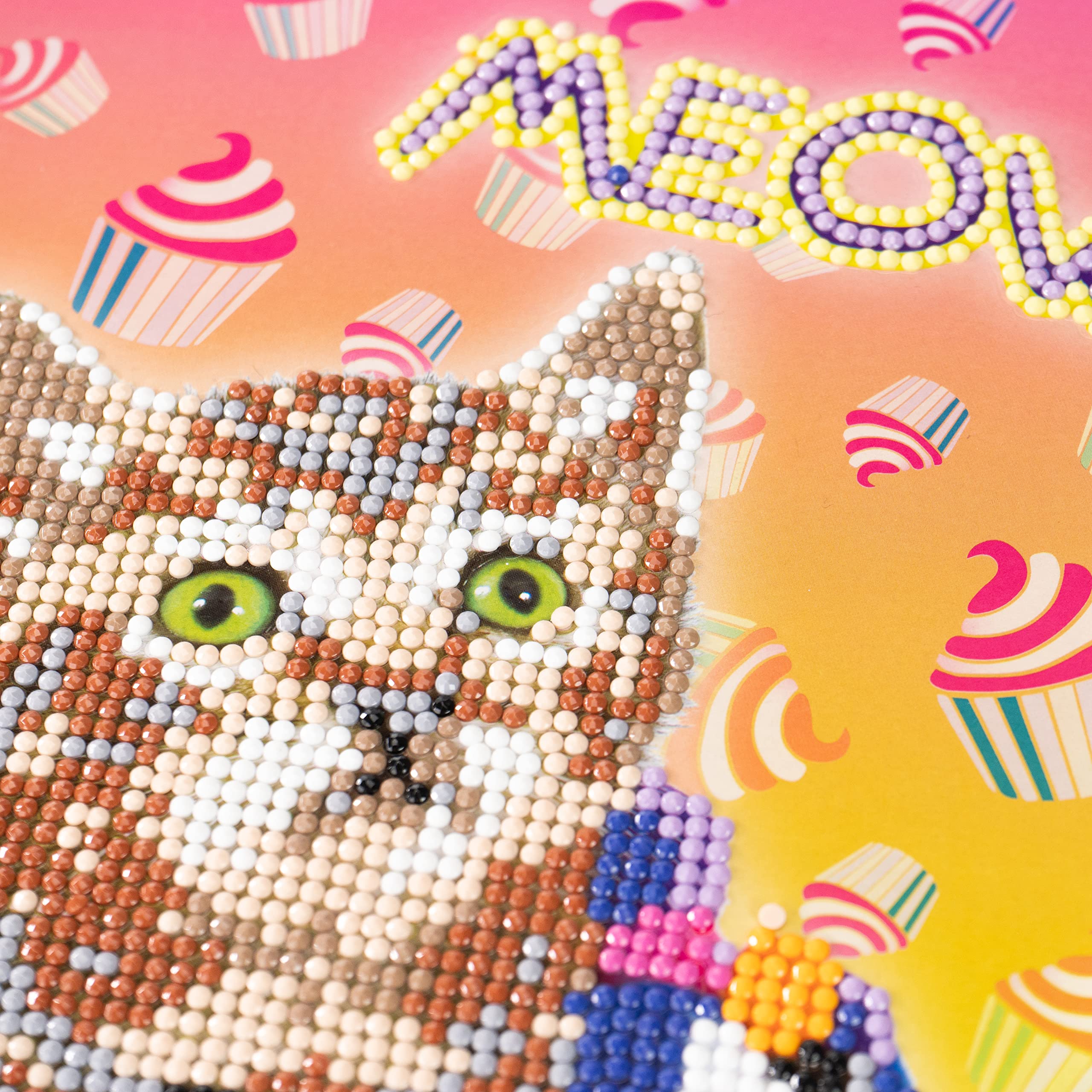 DIAMANTINY Diamond Painting Kit 'Wolf' - Mosaik Mit 3000+ Strasssteinen, 21x29,5 Cm, POP Art Stil