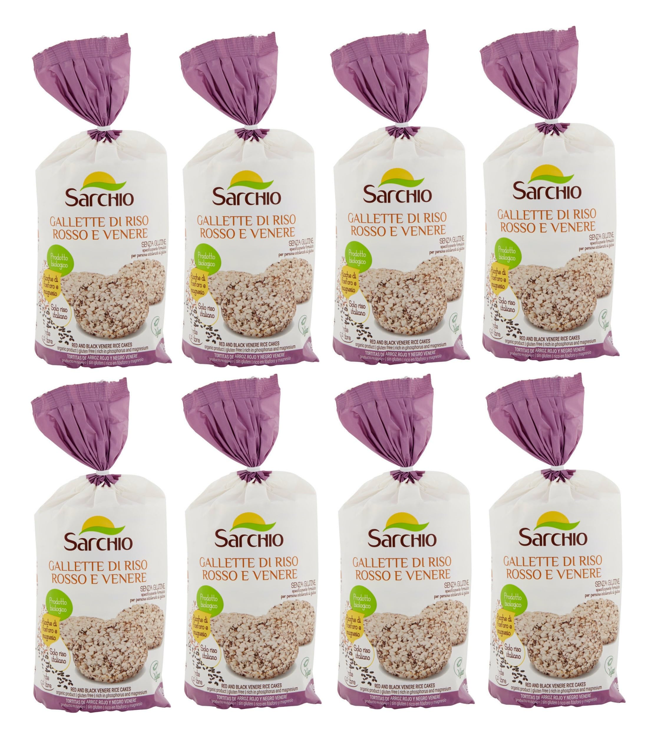 Gluten Free Red And Black Rice Cakes 100g - Pack of 8 - - Bundle Offer - Clearance Offer