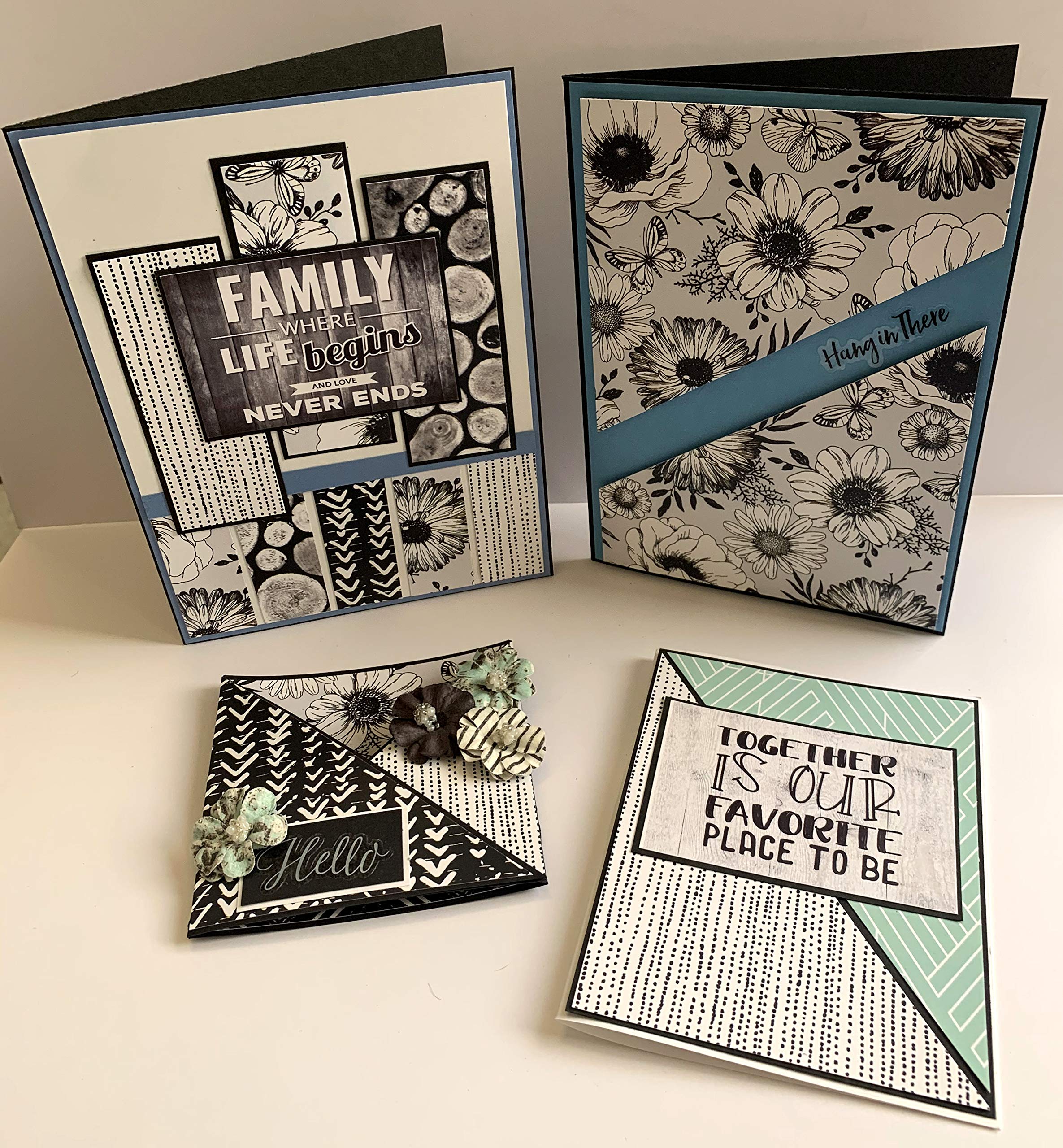 Reminisce FST-200 Family Story Collection scrapbooking zestaw do papieru rękodzieło, paleta wielokolorowych