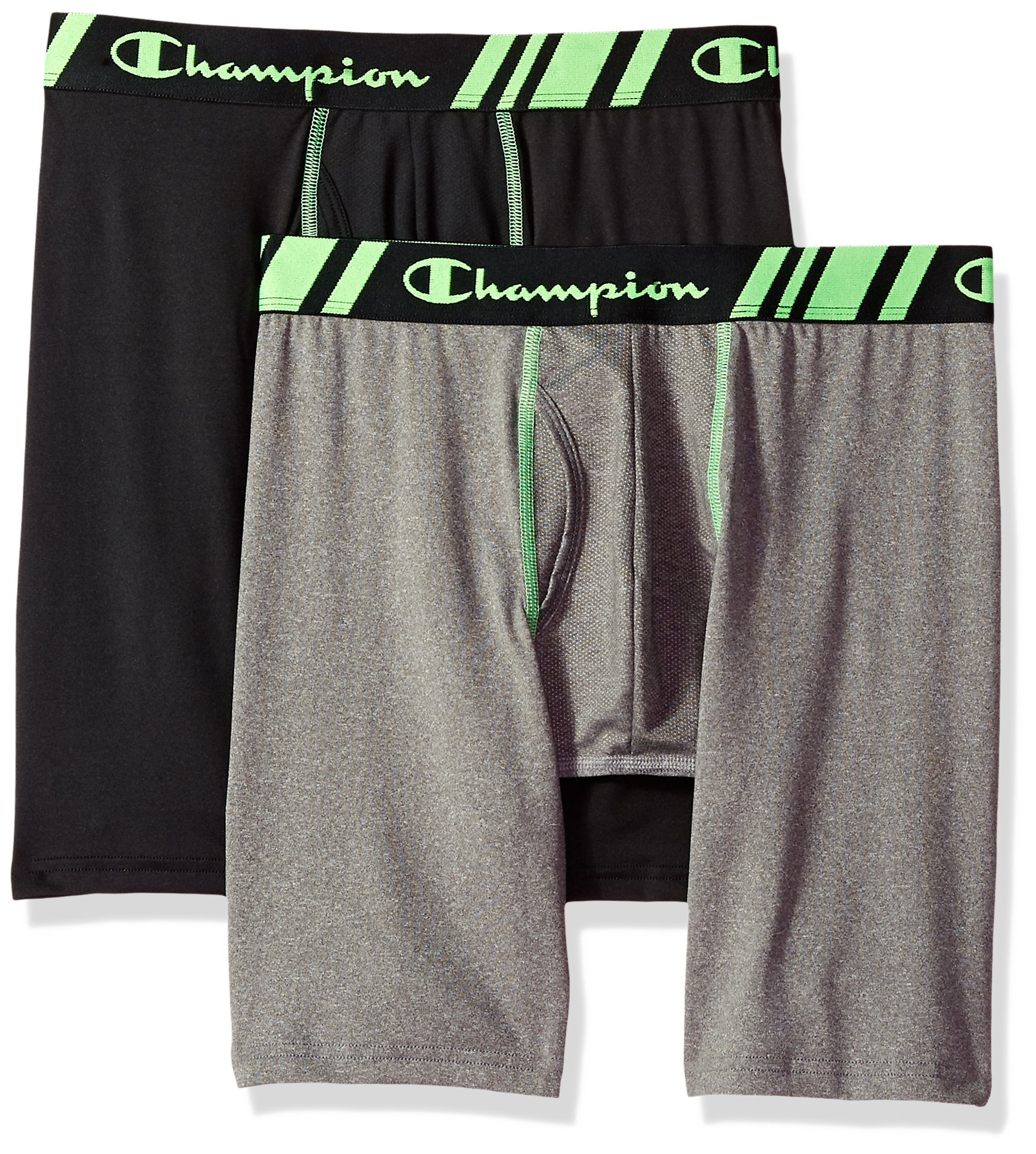 Champion Mens Long Boxer Brief Black Dynamictech Tech Performance  Calzoncillo | Desertcart INDIA