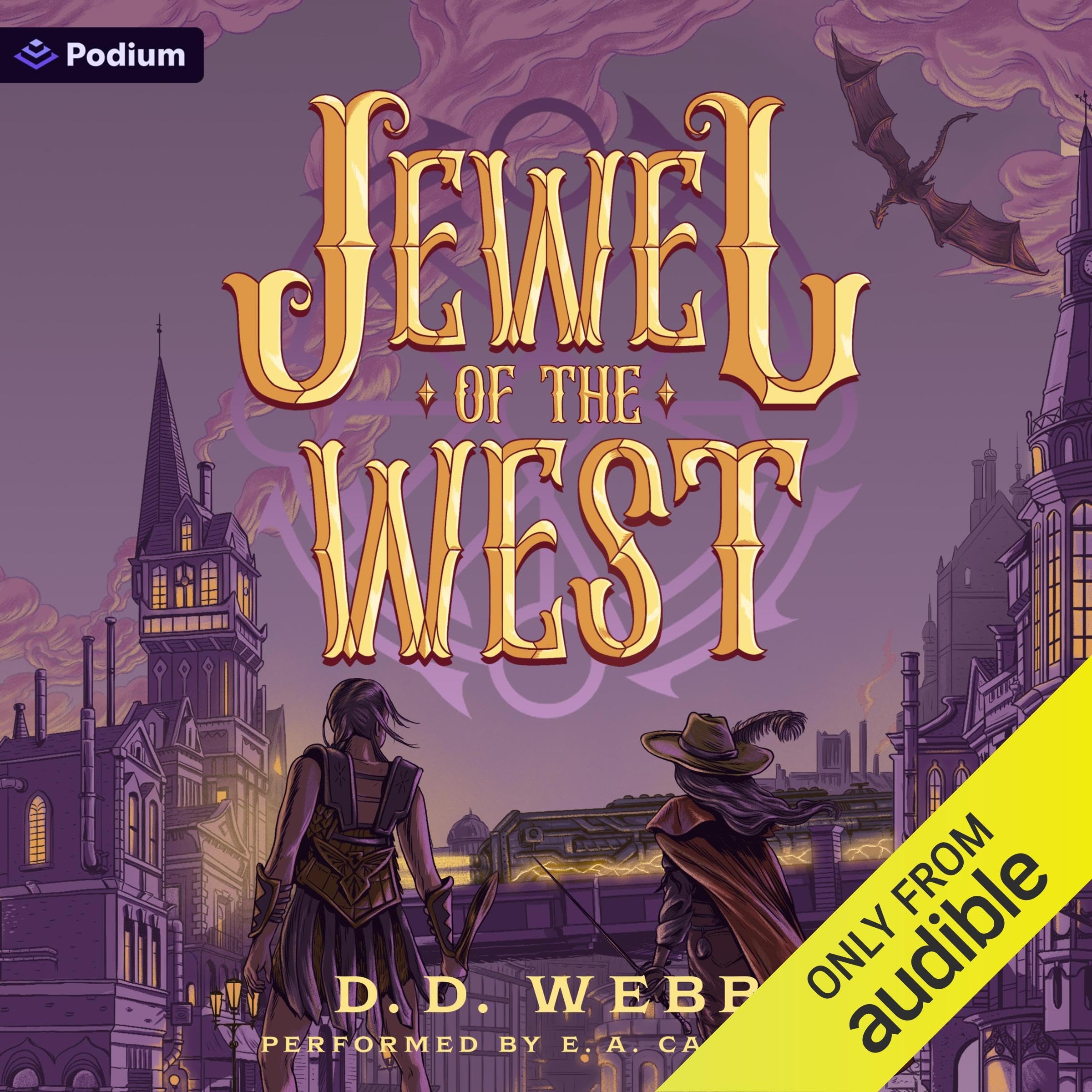 Cover art for Jewel of the West: A High Fantasy Western