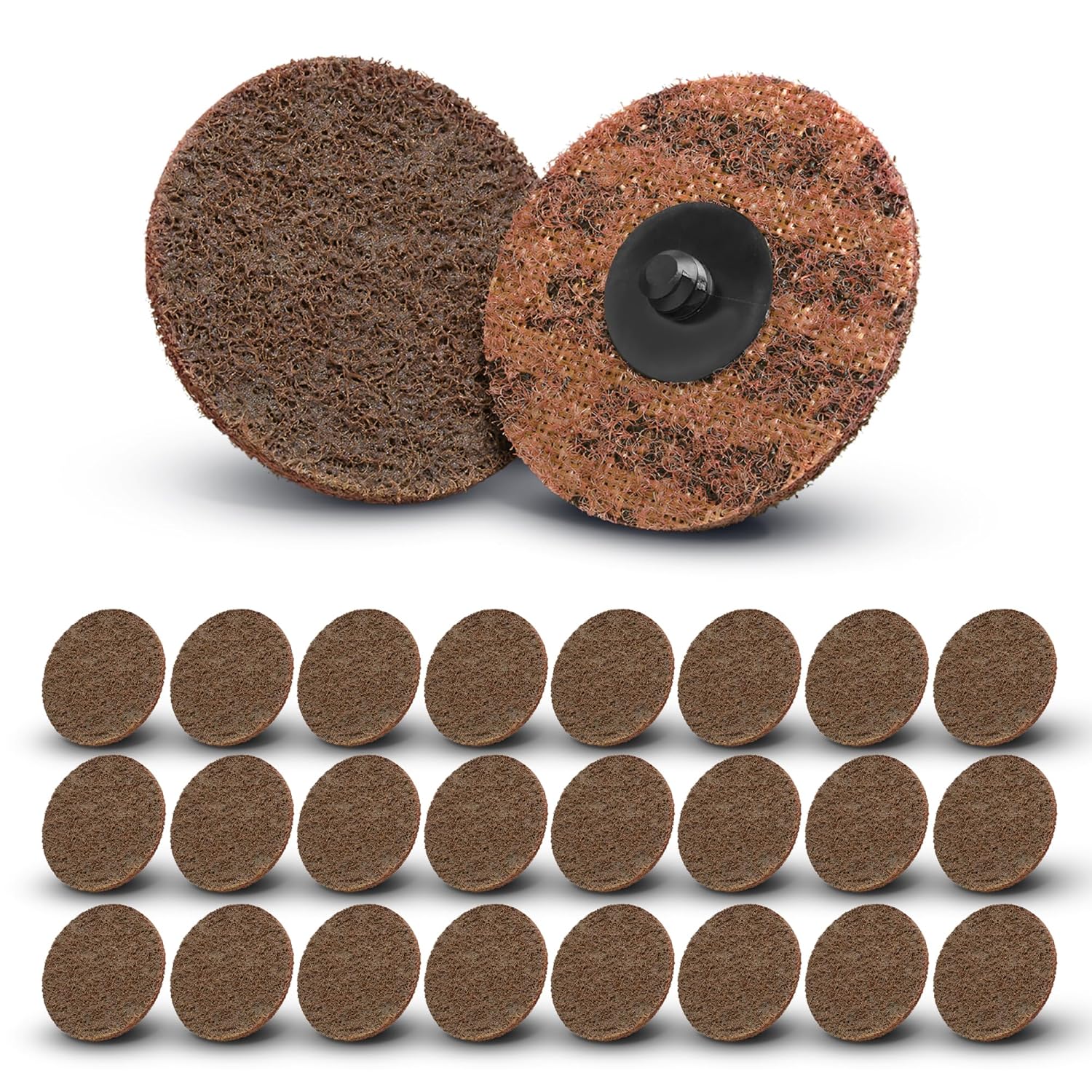 25 Pack 3 inch Roloc Disc Sanding Surface Conditioning Discs for Metal