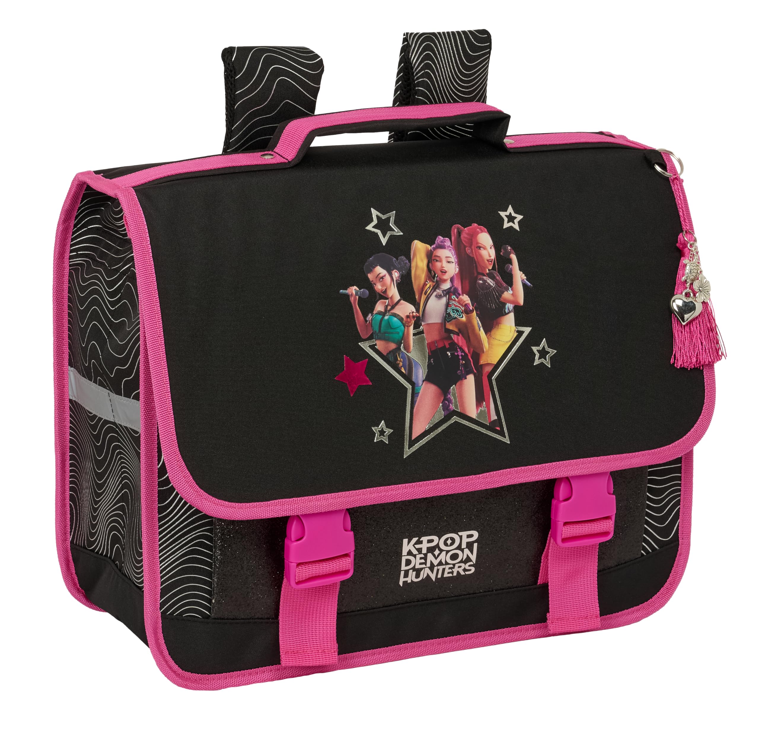 K-POP Demon Hunters - ENERGY - Présentoir de collection avec plusieurs accessoires, résistant, léger, durable, 37 x 89 x 57 cm, multicolore