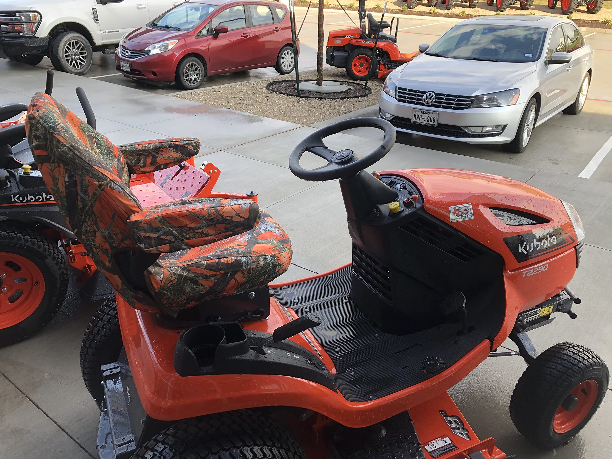 Zd231 Tractor Seat Exact Fit Seat Cover For Kubota Zero Turn Mowers (ZD321 ...
