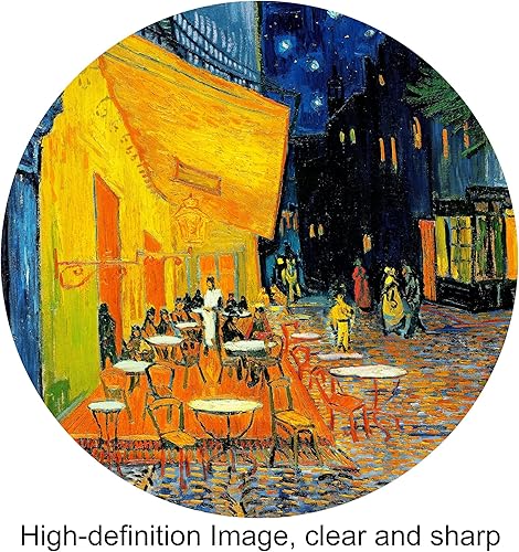 Miniatura 832 de A&T ARTWORK The Starry Night de Vincent Van Gogh. Tamaño del marco: 36 x 30 pulgadas, tamaño de la imagen: 30 x 24 pulgadas, reproducciones clásicas