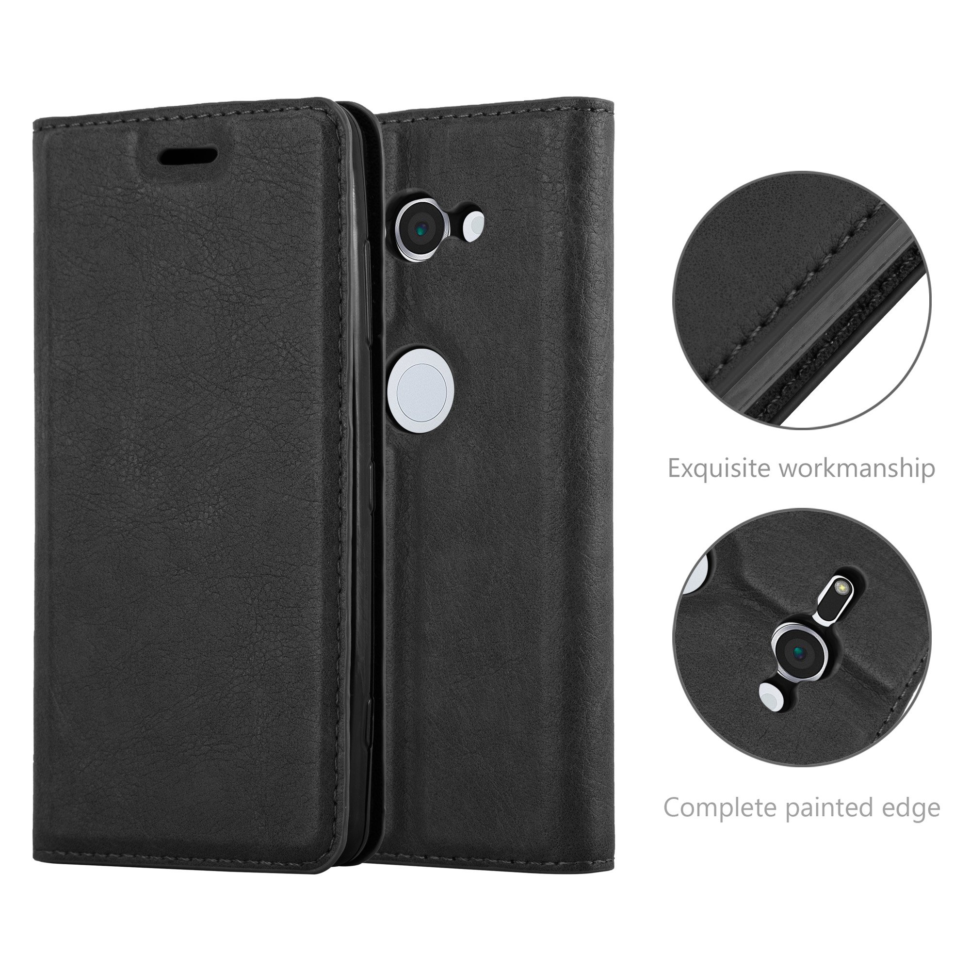 Cadorabo Custodia Libro per Sony Xperia X in Violetta Ametista