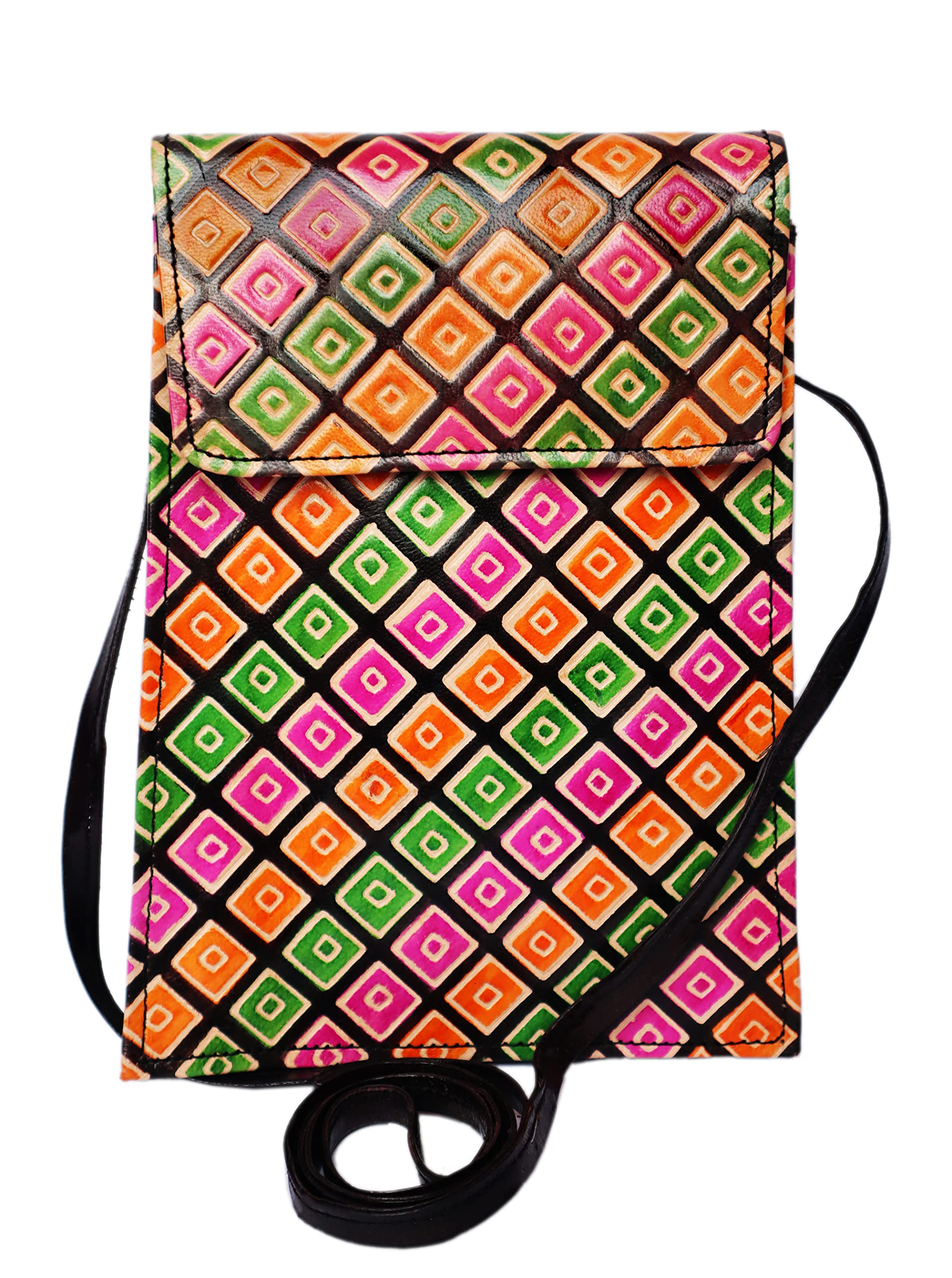 Niharika Collections Shantiniketan Pure Leather Women’s Mobile Sling Crossbody Flap bag (B09YJW2NV9) Amazon Price History, Amazon Price Tracker