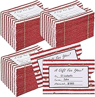 Vista 1 de Eaasty 500 fundas para tarjetas de regalo, sobres para tarjetas de Navidad, fundas protectoras para negocios, 2.36 x 3.54 pulgadas (Lindo)