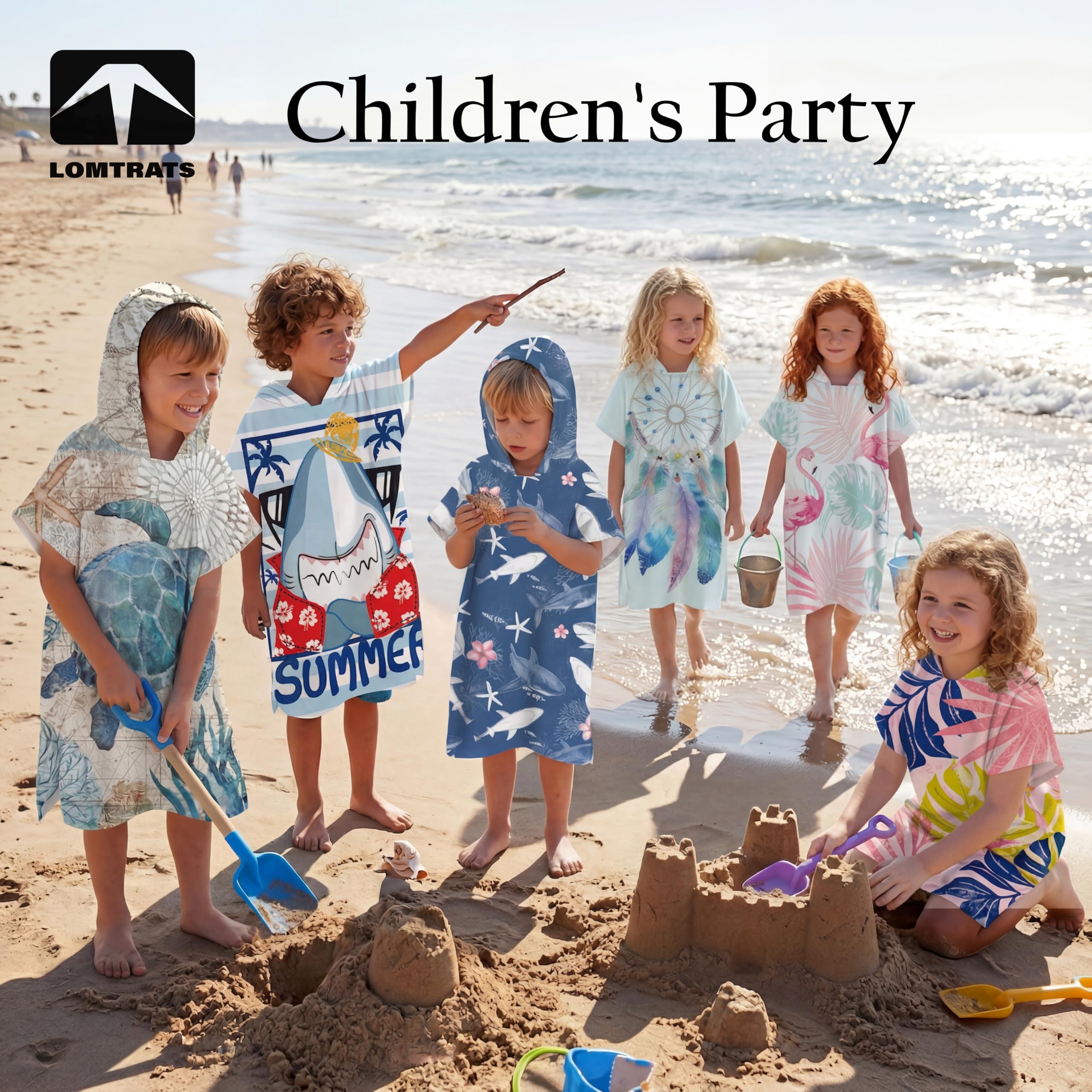 Poncho da surf ad asciugatura rapida, accappatoio, felpa con cappuccio per adulti, uomini, donne o famiglie, microfibra, nuoto, spiaggia, surf, immersioni, bagno a casa