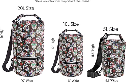 Miniatura 3 de Skog Å Kust DrySåk - Bolsa seca impermeable con bolsillo exterior con cremallera, para kayak, rafting, navegar, natación, campamento, senderismo,