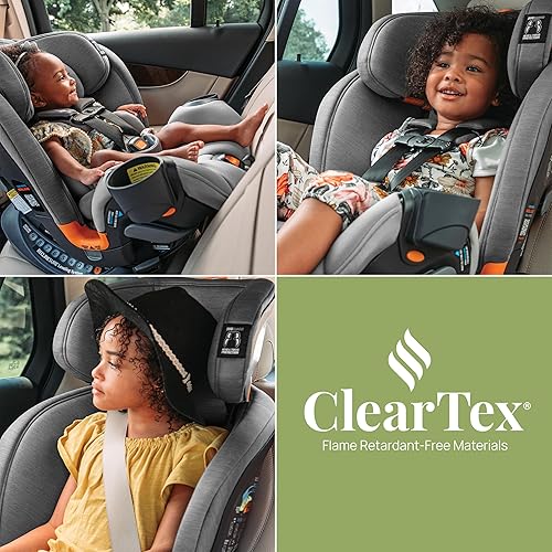Miniatura 2 de Chicco OneFit ClearTex - Asiento de automóvil todo en uno asiento orientado hacia atrás para bebés de 5 a 40 libras asiento de automóvil orientado