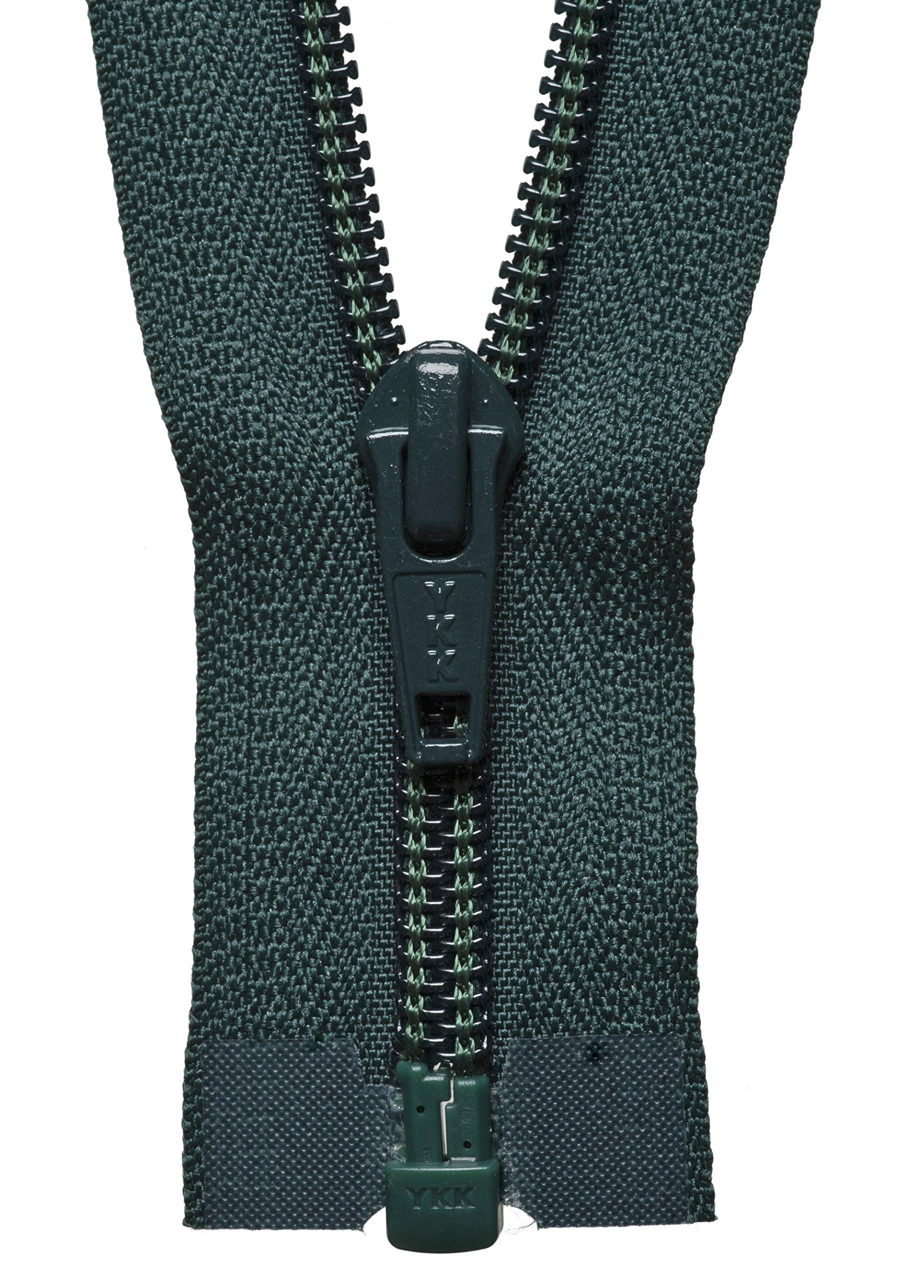 YKK Coil Zip, Nylon, No. 890 Forest Green, 36 cm Length