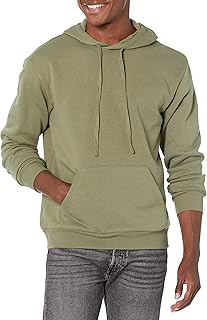 Eco-Cozy Lightweight Fleece Pullover Hoodie for Men