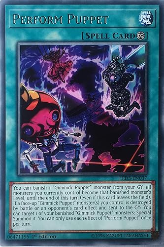 Yu-Gi-Oh! - Perform Puppet - LED5-EN037 - Raro - 1 Edición - Duelistas legendarios Destino inmortal