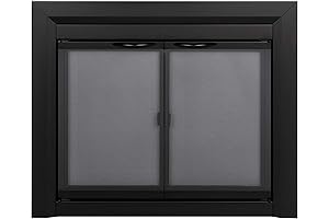 Pleasant Hearth Single-Door Mesh Firewall for Fireplace Medium (CL-3001BK)