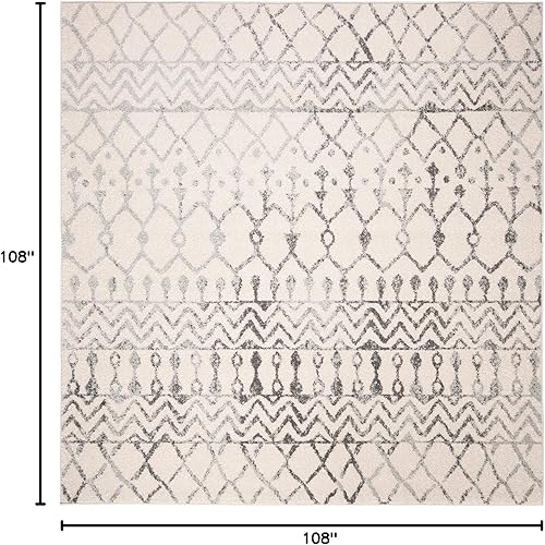 Miniatura 114 de SAFAVIEH - Alfombra de la colección Tulum, modelo TUL270C, diseño marroquí bohemio desgastado, no suelta pelusa y fácil de limpiar, ideal para sala
