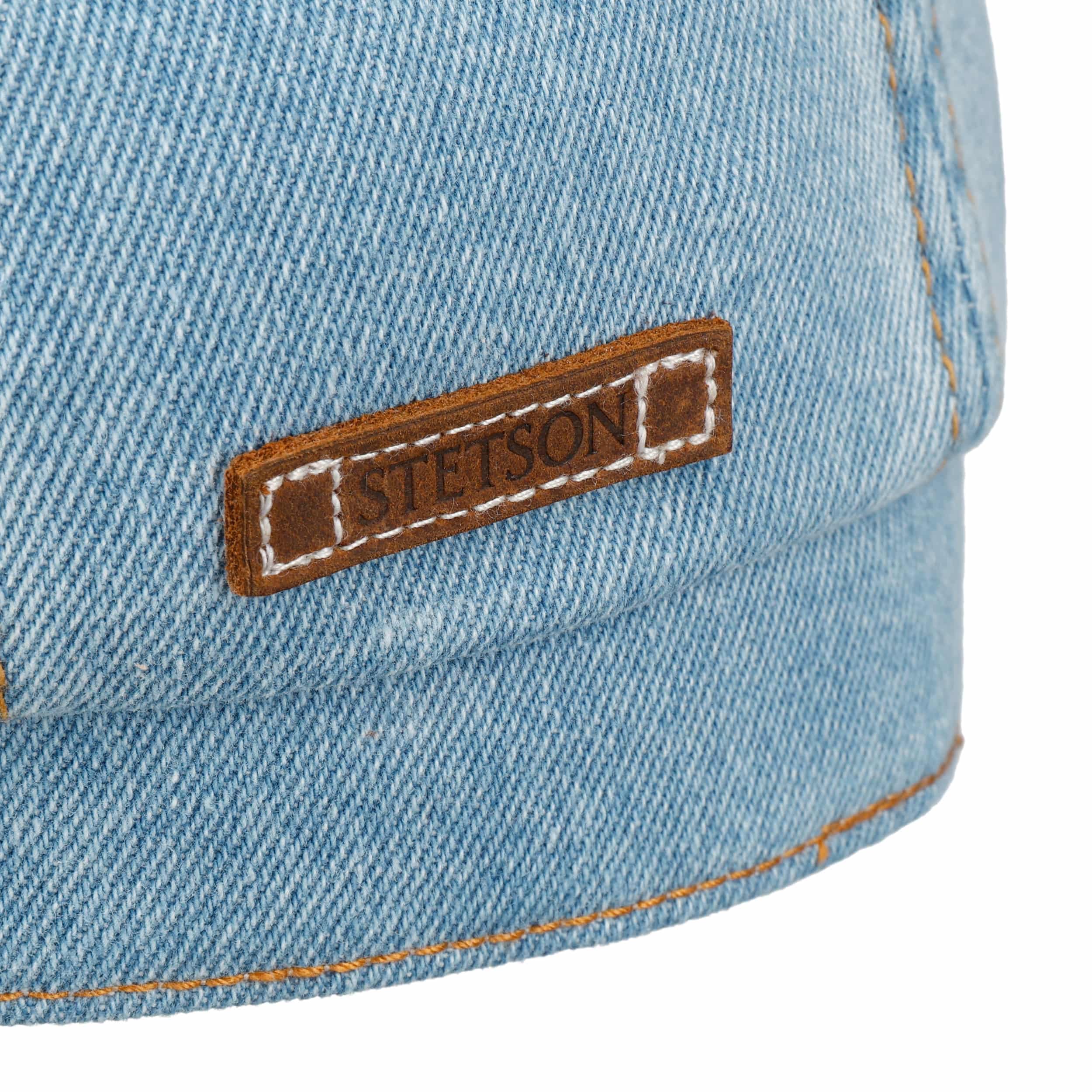 Stetson Hatteras Denim Barista Flatcap Stoffcap Herren