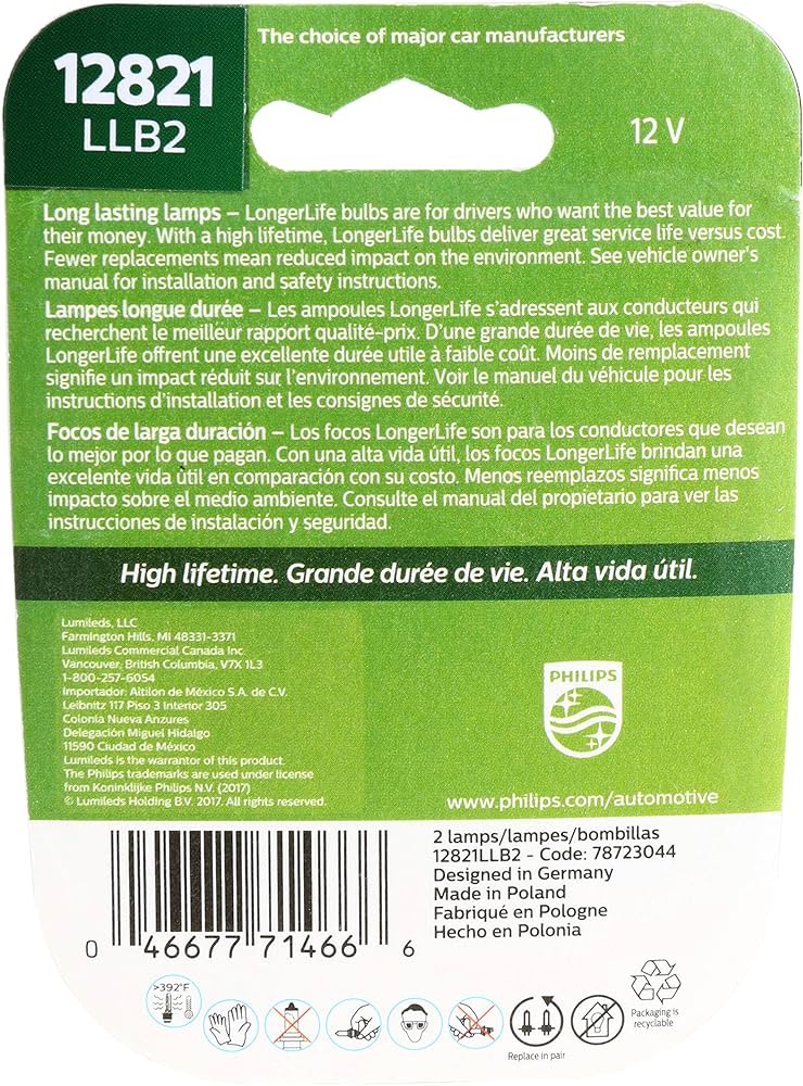 ✨ pp✨ Philips 12821CP 10Pcs Halogen Bulbs, 12V : Amazon.ca: Tools