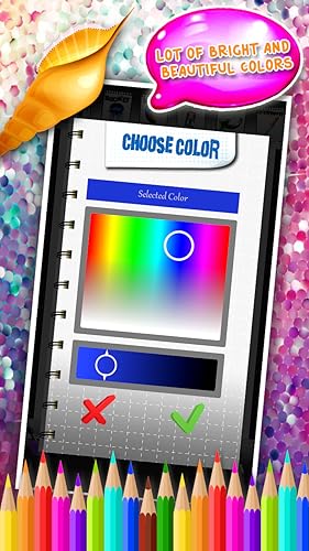 Livro de colorir Seashells