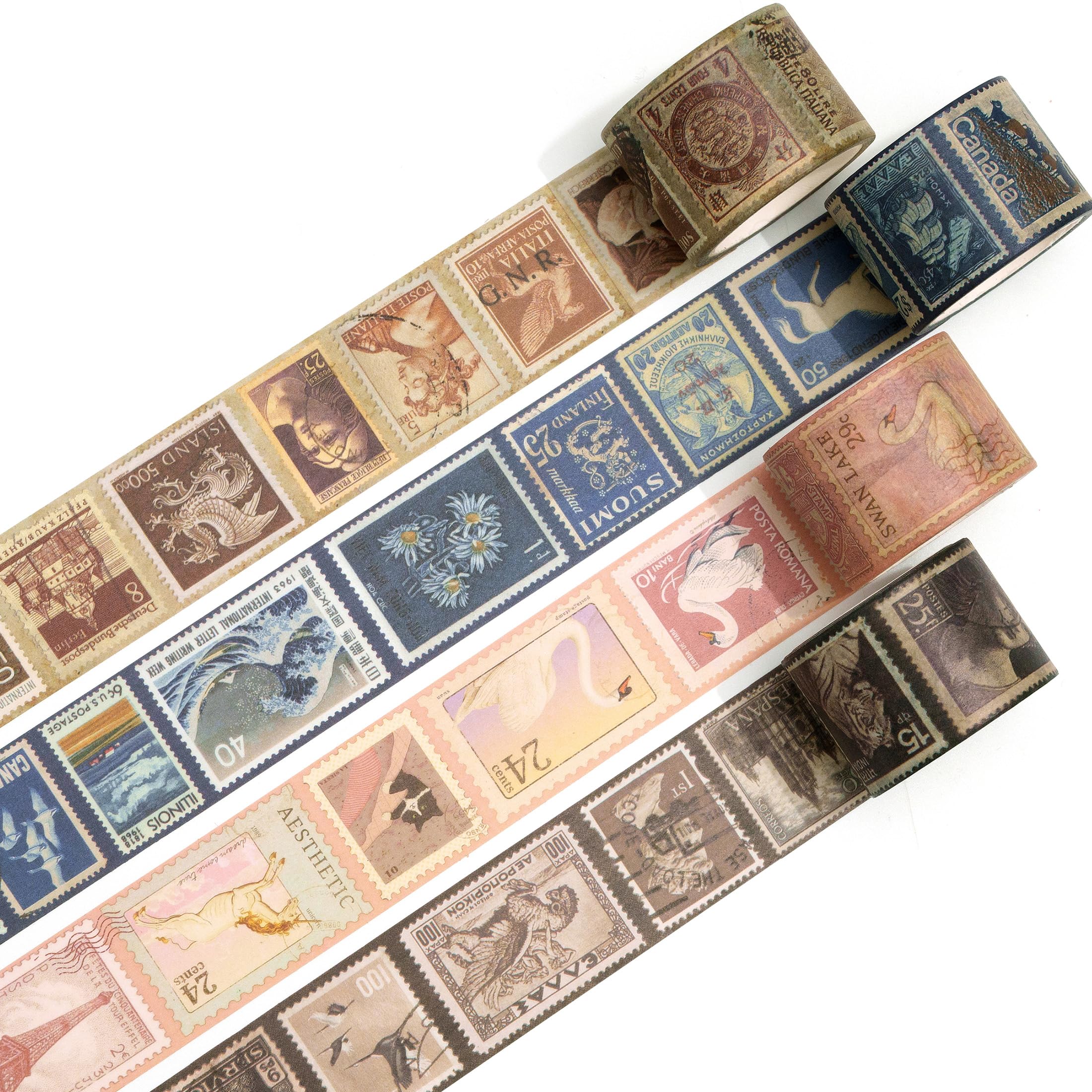 4 rouleaux Washi Tape Set