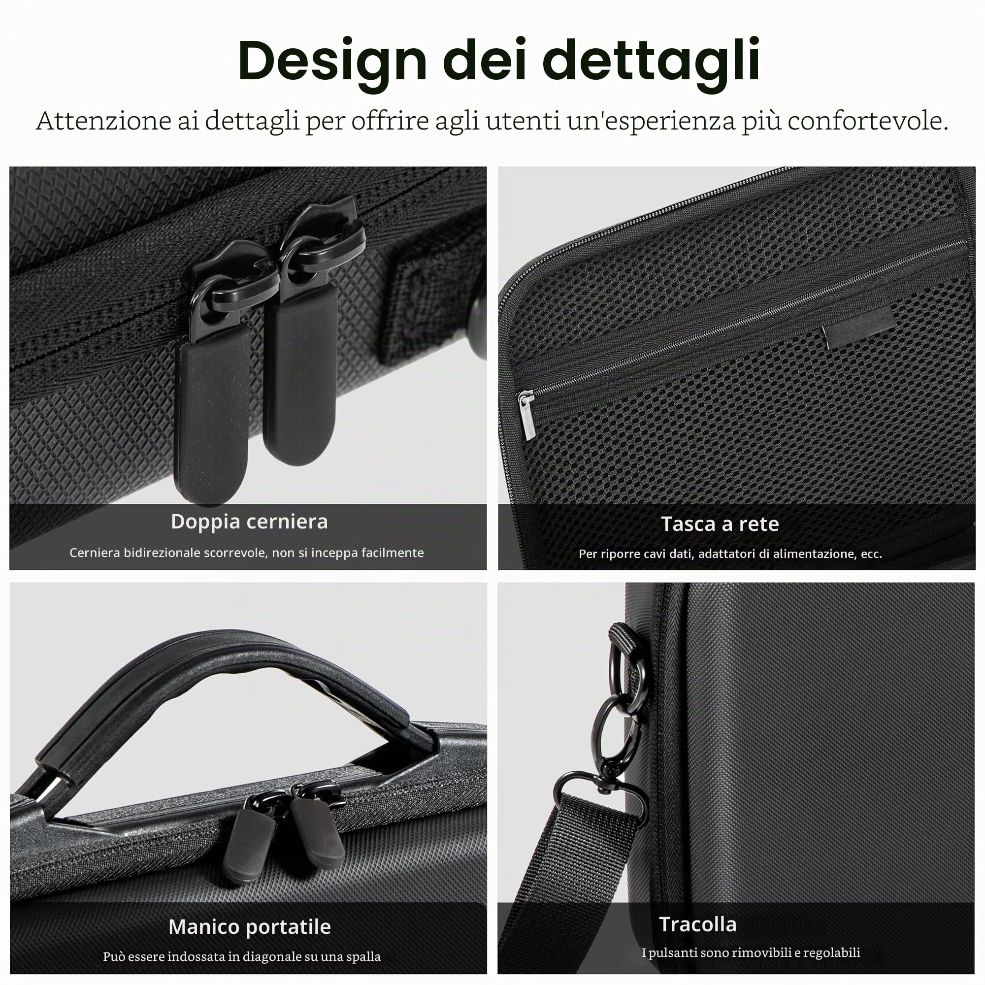 STARTRC PHOTO Custodia Rigida Impermeabile per DJI Osmo Action 6, Borsa Trasporto Fotocamera Sportiva con Schiuma Borsa da Viaggio per Action Cam Accessori