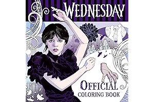 Wednesday: Official Coloring Book – Stress-Free Coloring Pages