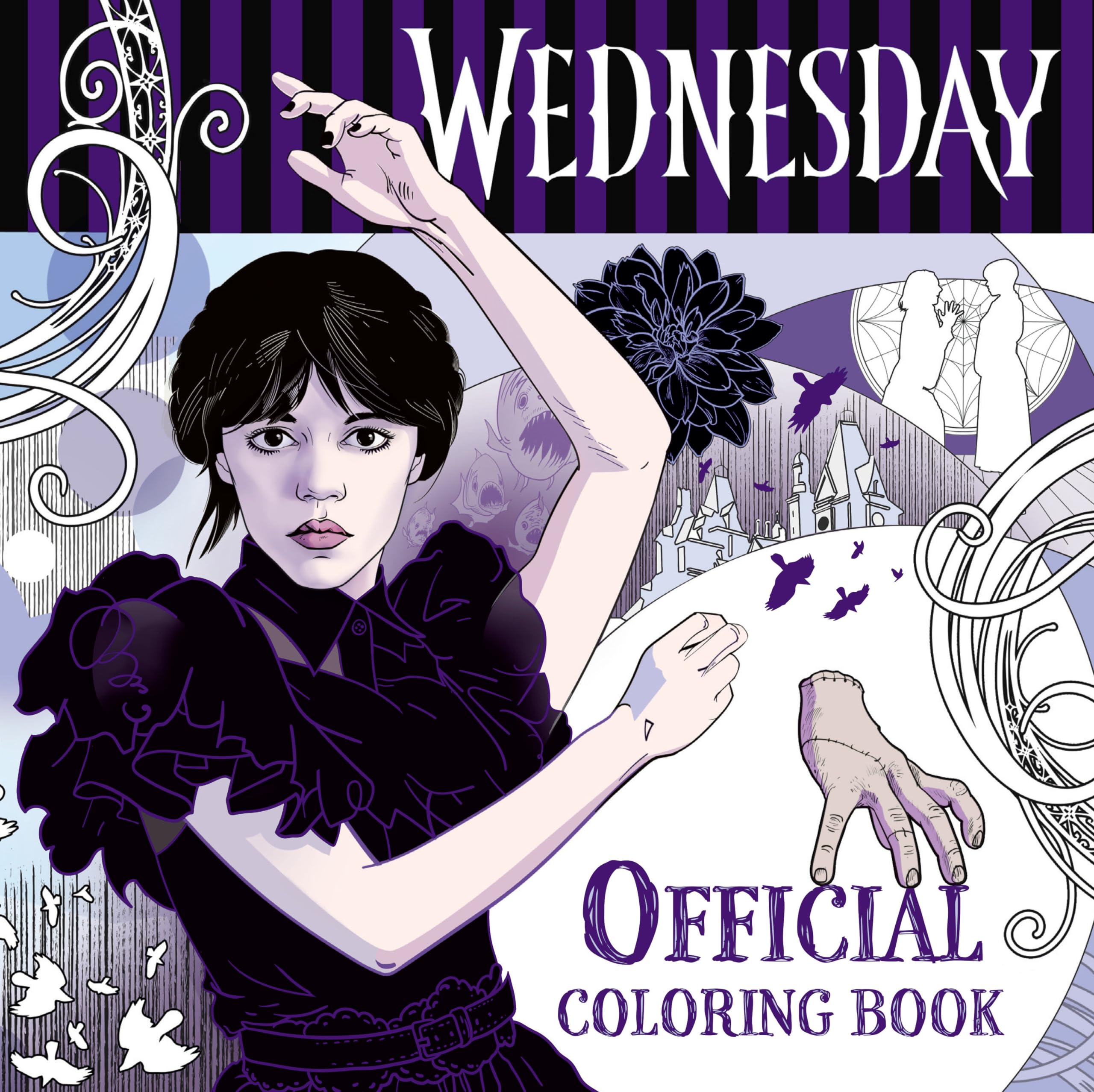 Wednesday: Official Coloring Book