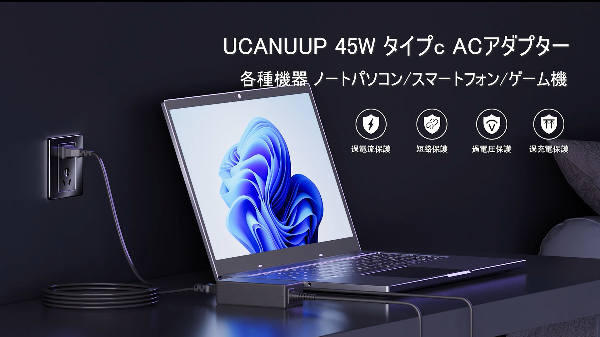 Amazon.co.jp: 45W 65W タイプC ACアダプター Type-cノートパソコンPC