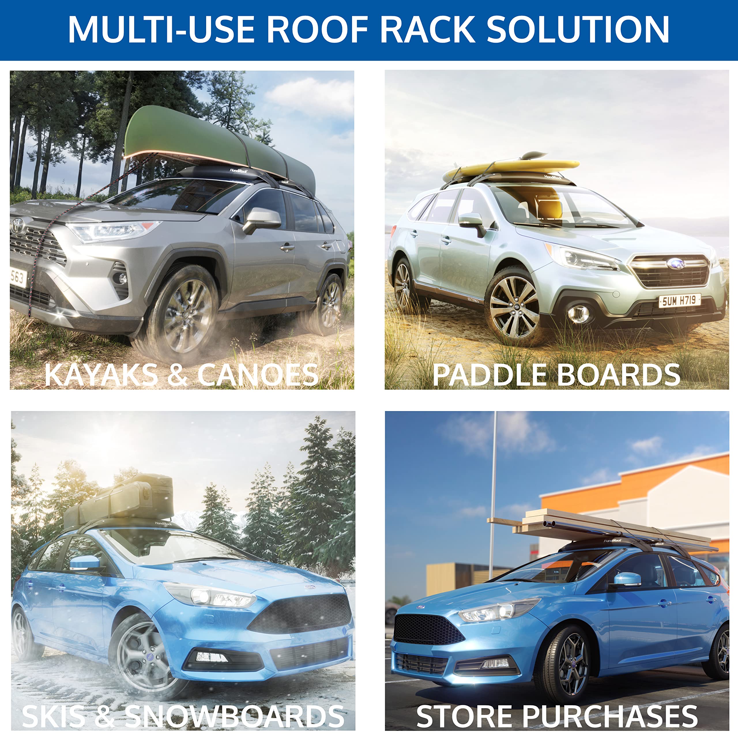 HandiRack - The Original Inflatable Soft Roof Rack - Universal Car and ...