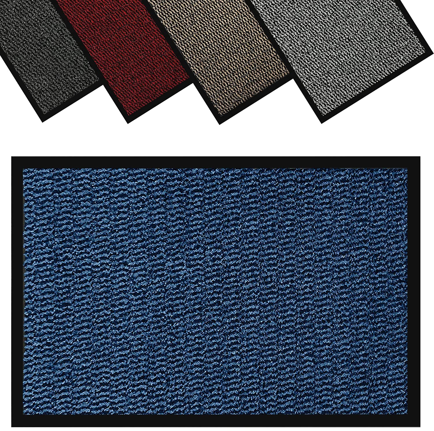 GULLAMBO Door Mats Indoor – Absorbent, Non-Slip, Washable Door Mat for Back & Front Door, Patios- Stylish Low Profile, Rubber Backed Dust & Dirt Trapping Doormat, Barrier Mat & Entrance Rugs — view 42