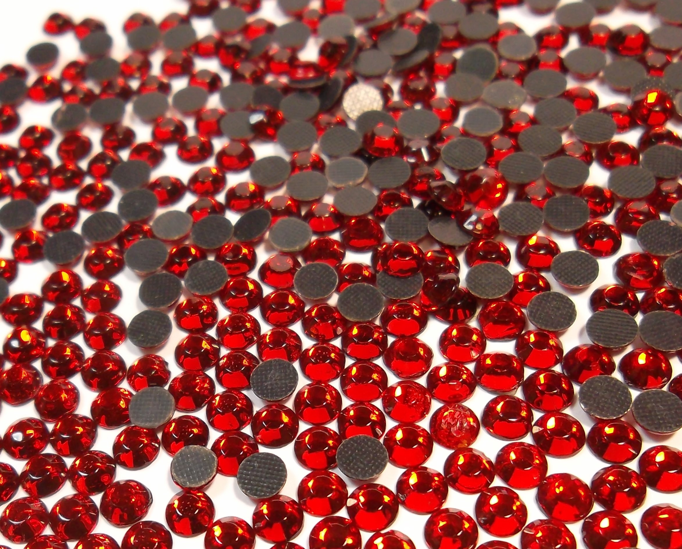 Perlin - Hotfix strasssteentjes, 14400stk, zwart, jet, 3mm SS10 AAA kwaliteit, 100 groot, om op te strijken, hotglue, glittersteentjes Rhinestone groothandel glass strass parels 413 x2