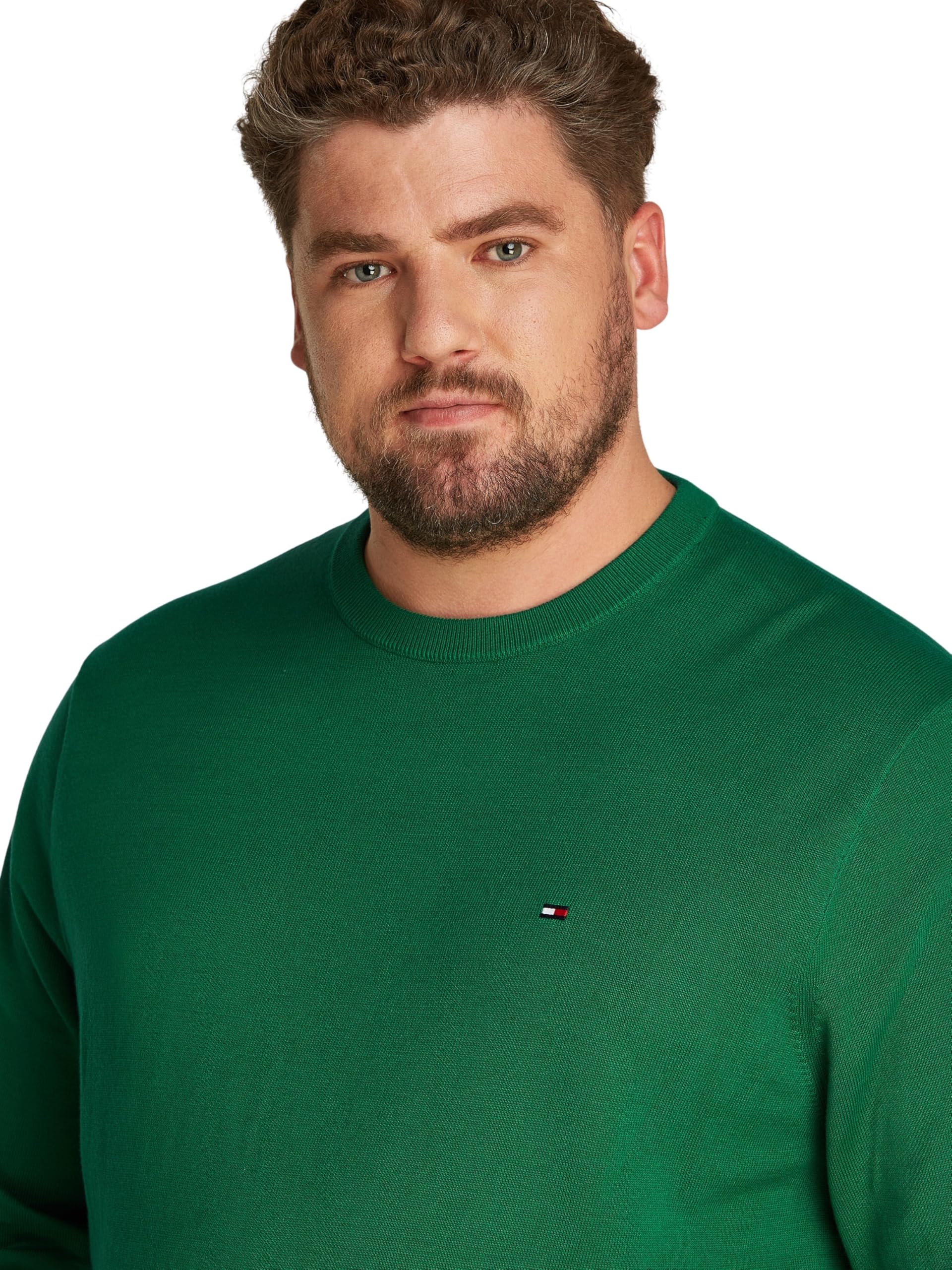 Tommy Hilfiger Uomo Pullover Essential Cotton Scollo Rotondo