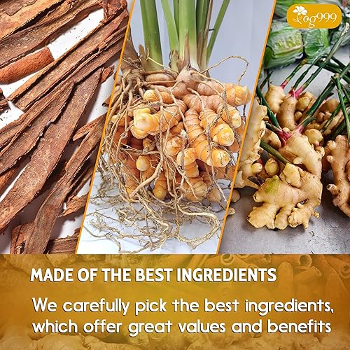 Miniatura 6 de Té especial de cúrcuma jengibre y canela, 100% natural, mezcla hecha a mano de cúrcuma, jengibre y canela. Antiinflamatoria. Bolsas de té