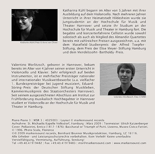 Vista 12 de Piano Piano 3 - Cello Solo Duo Tänzerische Melodien für kleine Kinder Klassik für Babys und Kleinkinder Klassische Musik von Bach Offenbach Klein