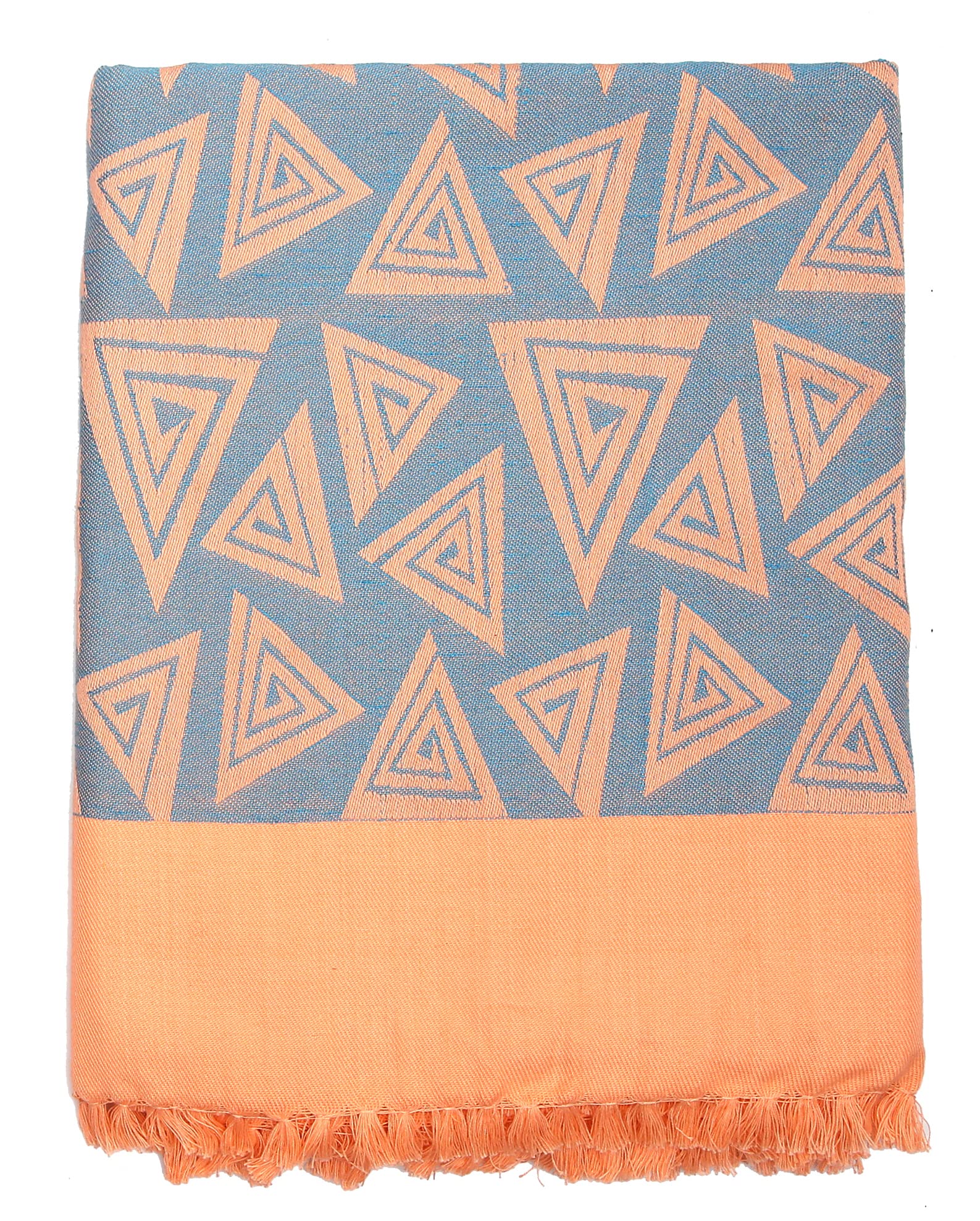 SAAGAR TEX ST Cotton Single Bed Blanket (60"x90") – Multicolor Solapur Chaddar | Winter Dohar & AC Blanket | Lightweight Summer Single Blanket | Pack of 1