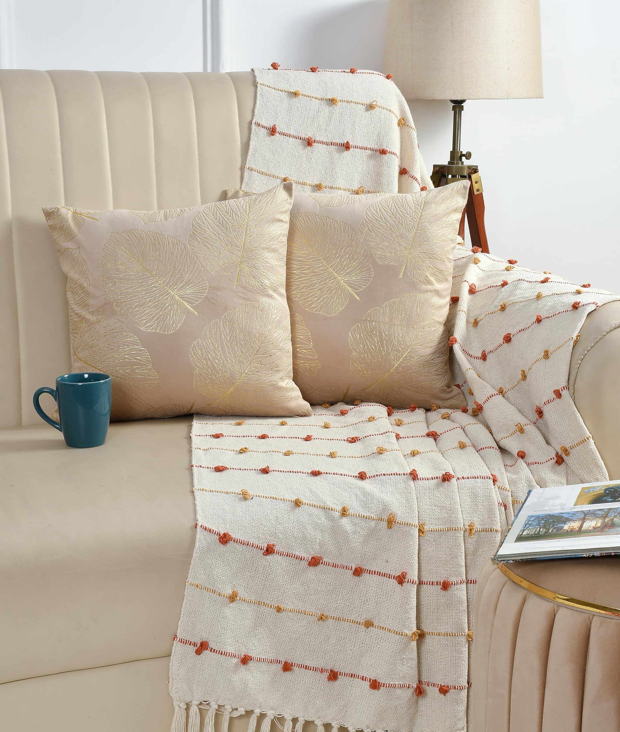 See full amazon price history chart for AEROHAVEN Set Of 2 Gold Leaf Printed Hand Made Velvet Throw/Pillow Cushion Covers - Cc-226 - (16 X 16 Inch, Cream), 300 TC AEROHAVEN Set Of 2 Gold Leaf Printed Hand Made Velvet Throw/Pillow Cushion Covers - Cc-226 - (16 X 16 Inch, Cream), 300 TC (B0CQKCH5SX) Amazon Price History, Amazon Price Tracker