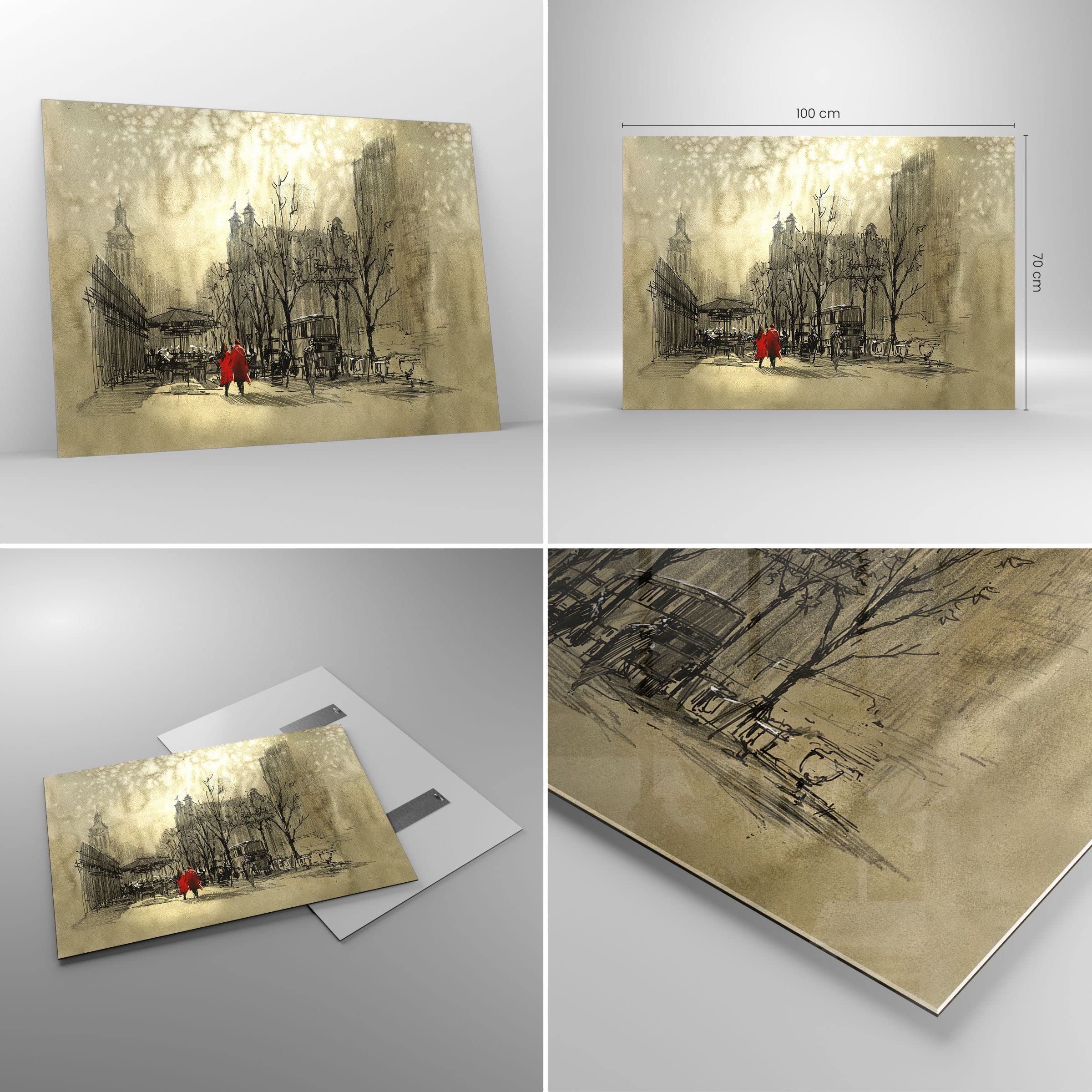 Quadro su Vetro Verticale 50x70cm Stampe da Parete Cutter Porto Olio Piccoli Decorazione Murale Camera da Letto Cucina 1 pezzo Quadri Moderni Soggiorno Grafica Immagini Wall Art GPA50x70-4216