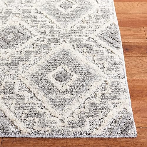 Miniatura 4 de Colección MARTHA STEWART por HLucia Shag Collection - Alfombra de área para sala de estar, comedor, dormitorio, 8 x 10 pies, gris oscuro, gris