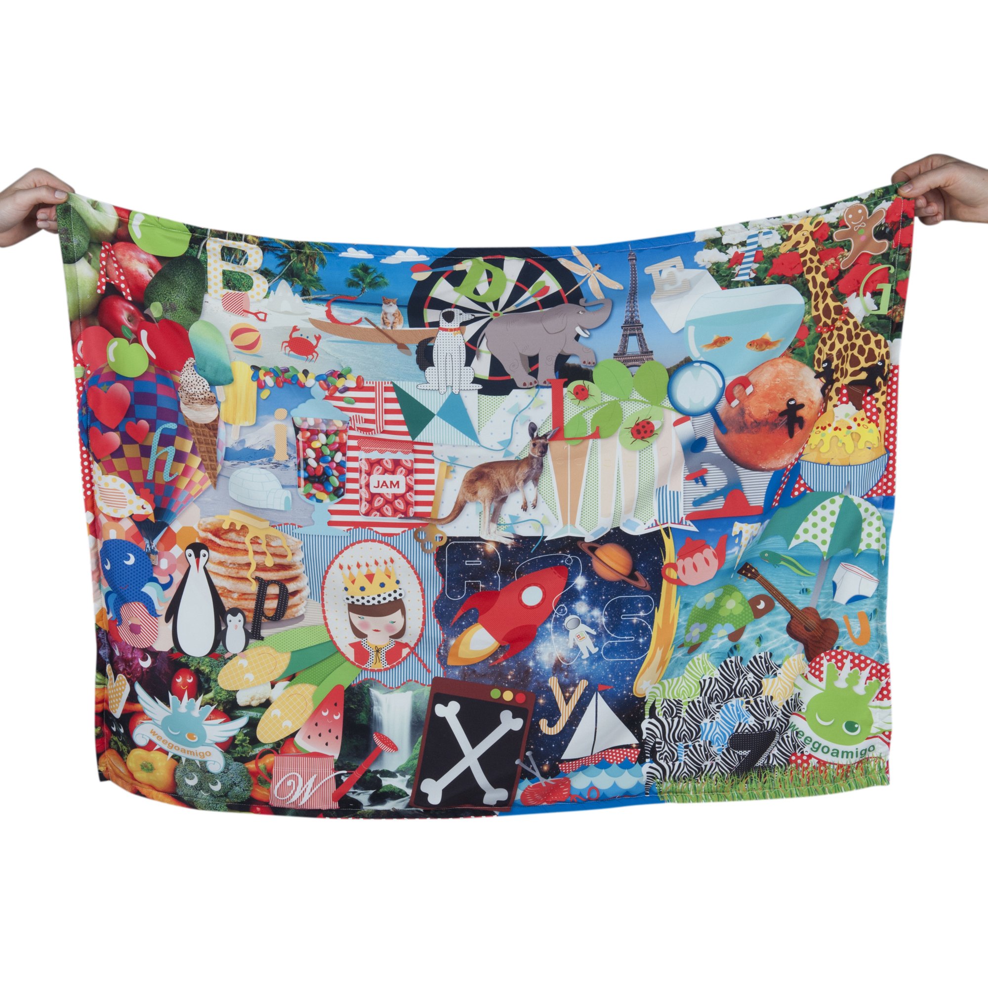 Weegoamigo Adventure Baby Blanket - A to Z