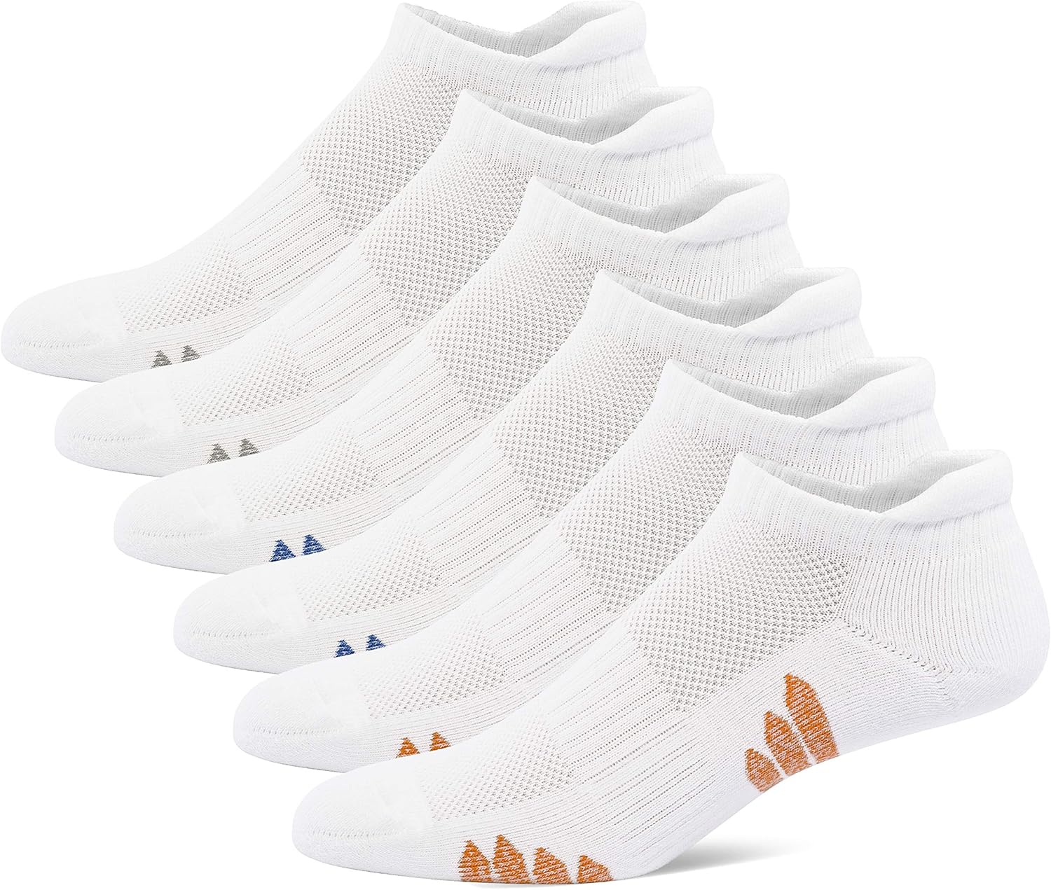 UI U&I SOCKS Men's Performance Cushion Cotton Low Cut Ankle Athletic Socks (6-Pack/12-Pack)