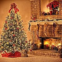 Vista 8 de RUICHEN Guirnalda de luces de alambre de cobre enchufable de 33 pies, 100 luces LED con carrete, blanco cálido